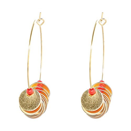 Buy Elegant Silver Hoops Earrings