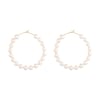 Buy Embellished Pearl Round Earrings