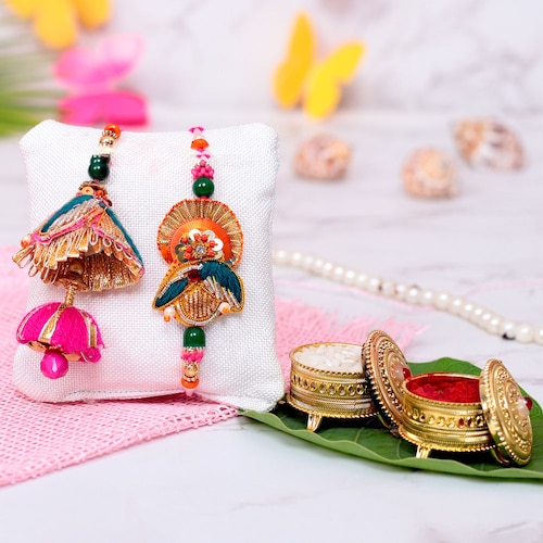 Buy Handmade Lumba Rakhi Set