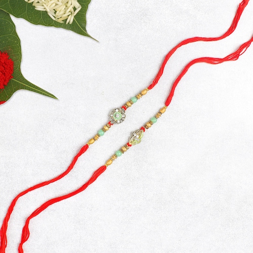 Buy Astounding Diamond Rakhis Set of Two