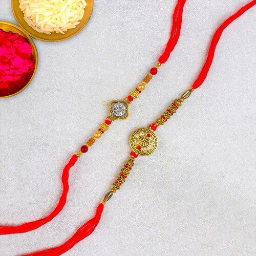 Buy Wonderful Set of Two Rakhis
