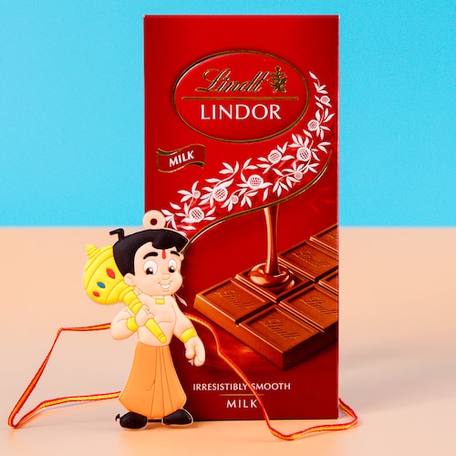 Buy Kids Chota Bheem Rakhi with Chocolate Bar