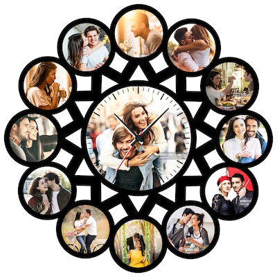 Adorable Family Clock With Premiuim Quality Prints