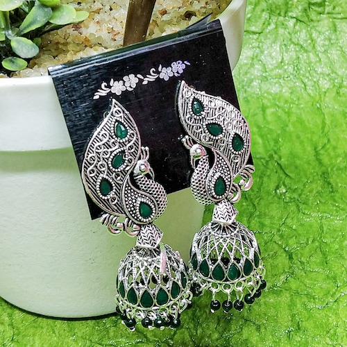 Buy Peacock Designed Jhumka Earring