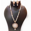 Buy White Pearls Bright Necklace Set