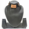 Buy Swanky Black Pearl Necklace Set