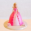 Buy Pinkish Barbie Fondant Cake