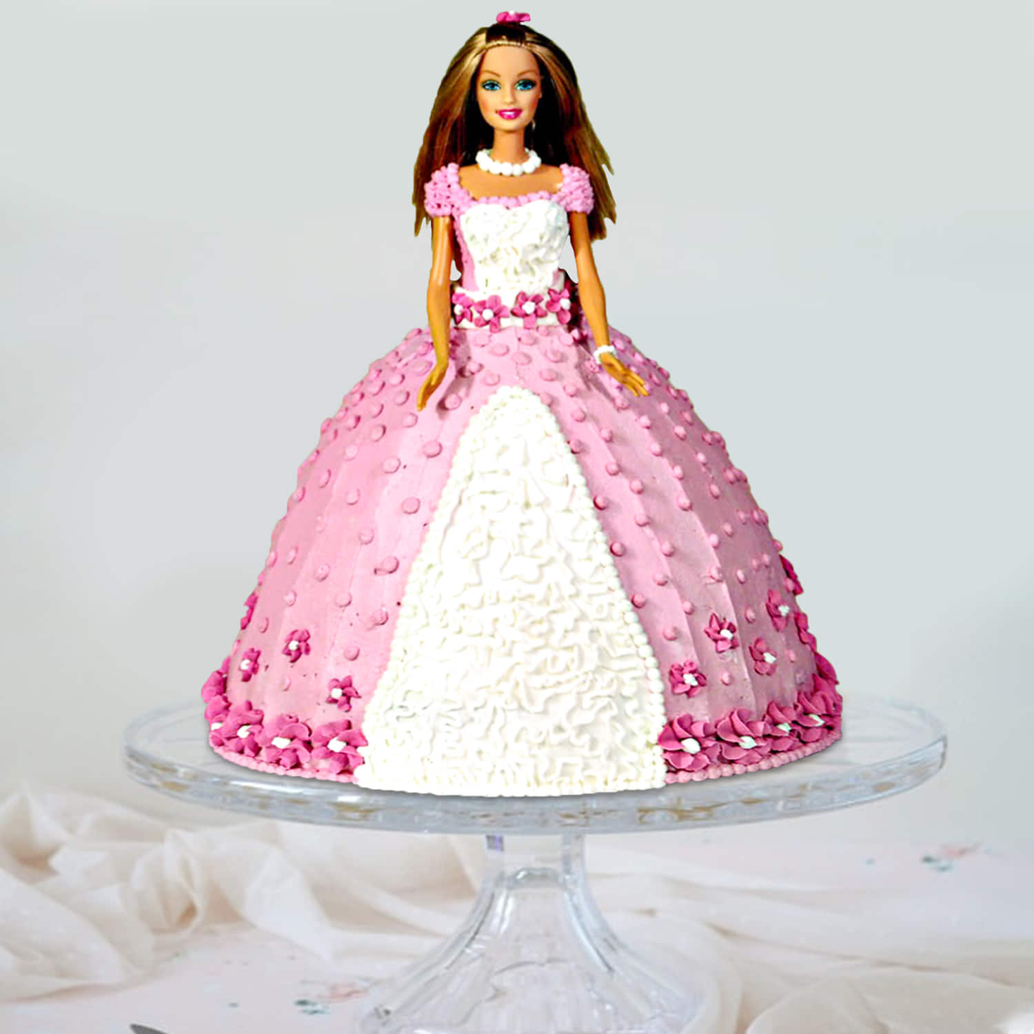 The floral Doll Cake  Crave by Leena