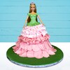 Buy Ruffle Barbie Fondant Cake