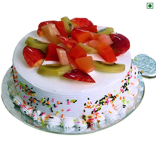 Buy Fresh Fruit Eggless  Cake
