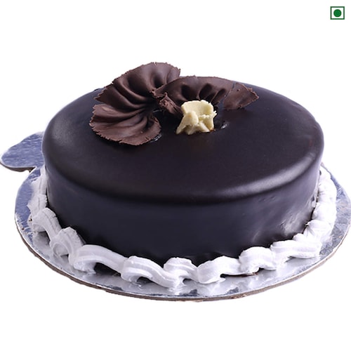 Buy Plain Chocolate Eggless Cake