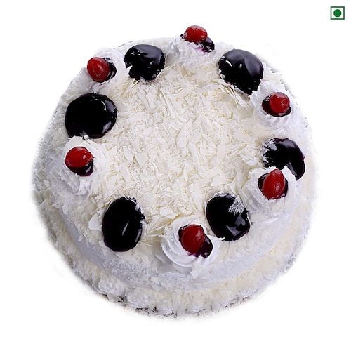 Buy White Forest Eggless Cake