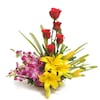 Buy Happy Note  A bunch of Mixed Variety n Color of Flowers