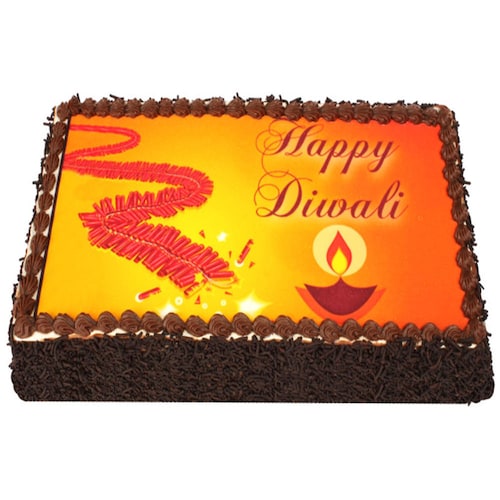 Buy Diwali Crackers Photo Cake