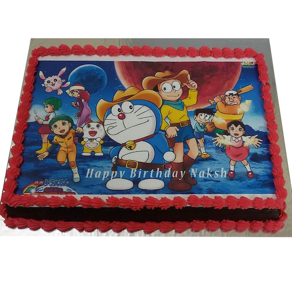 Doraemon photo cake 