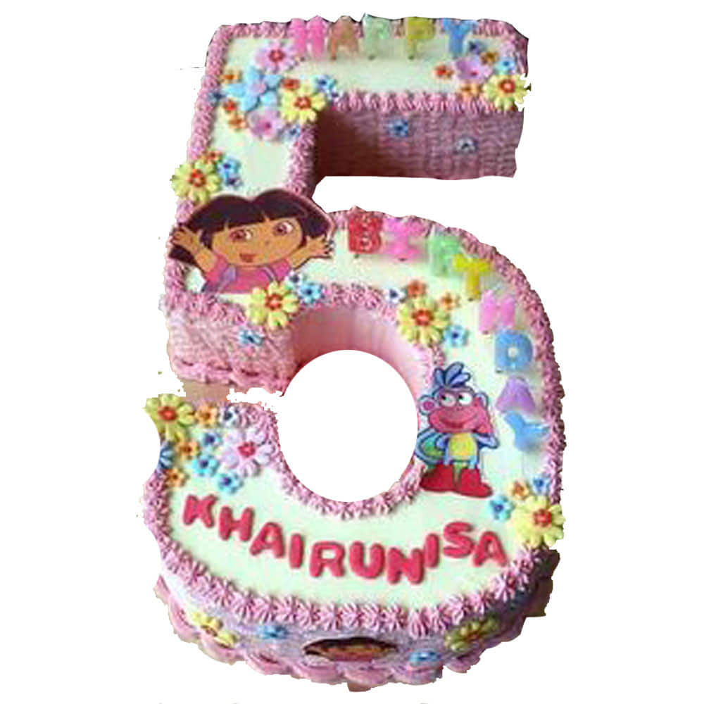 Dora the Explorer birthday cake | Design was brought in by c… | Flickr
