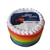 Buy Rainbow Photo Cake