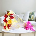 Pretty Bunch  A bunch of  20 Multicolor Roses