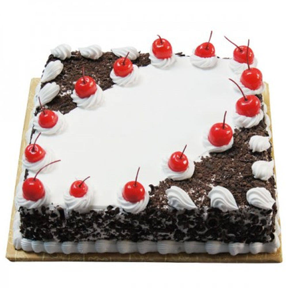 Vanilla Square White Forest Cake, For Birthday Parties, Packaging Type: Box  at Rs 450/kg in Idukki