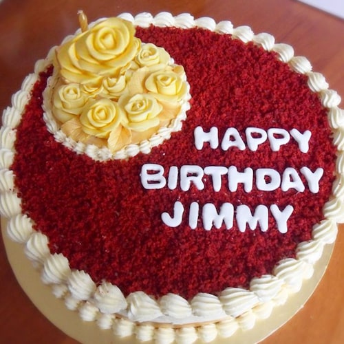 Buy Happy Birthday Red Velvet Cake