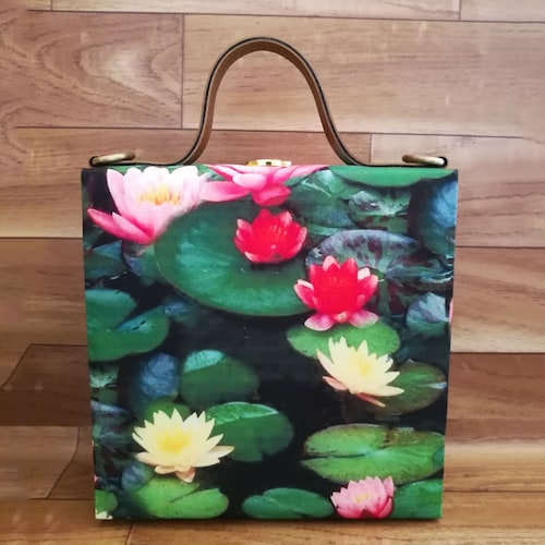 Buy Lotus Flower Print Handbag