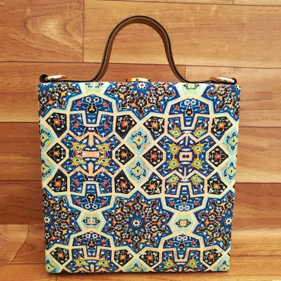 Fantastic Geometric Print Handbag