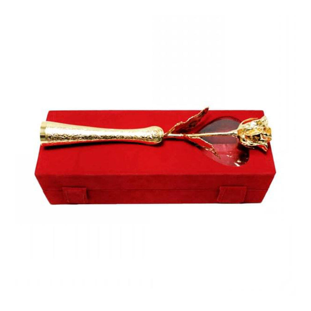 Luxury Gold Plated Rose Flower Dipped in 24K For Valentine's Day Birthday  Gifts - AbuMaizar Dental Roots Clinic