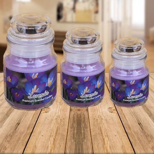 Buy Lavender Fragrance Jar Candles