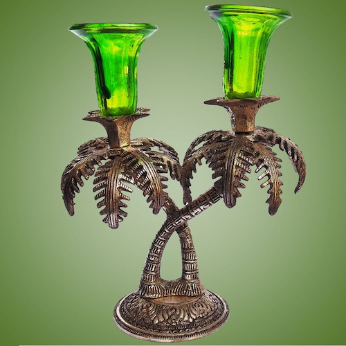 Buy Green Color Candle Stand