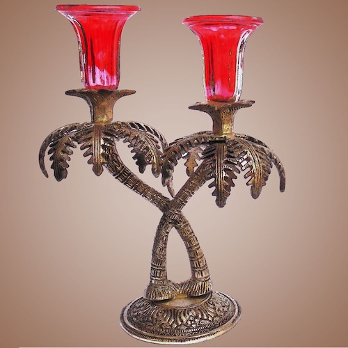 Buy Red Color Candle Stand