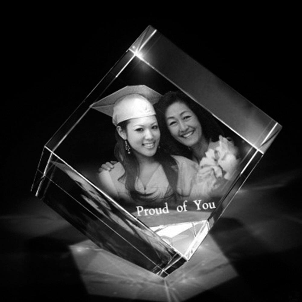 3D Photo Crystal frame with LED Light for Anniversary Gift, Birthday G –  CrazzyGift