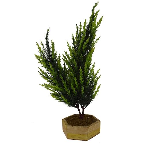Buy Artificial Bonsai Twin Christmas Tree