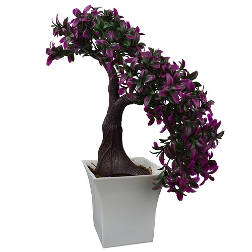 Buy Artificial Tilted Bonsai in Pot
