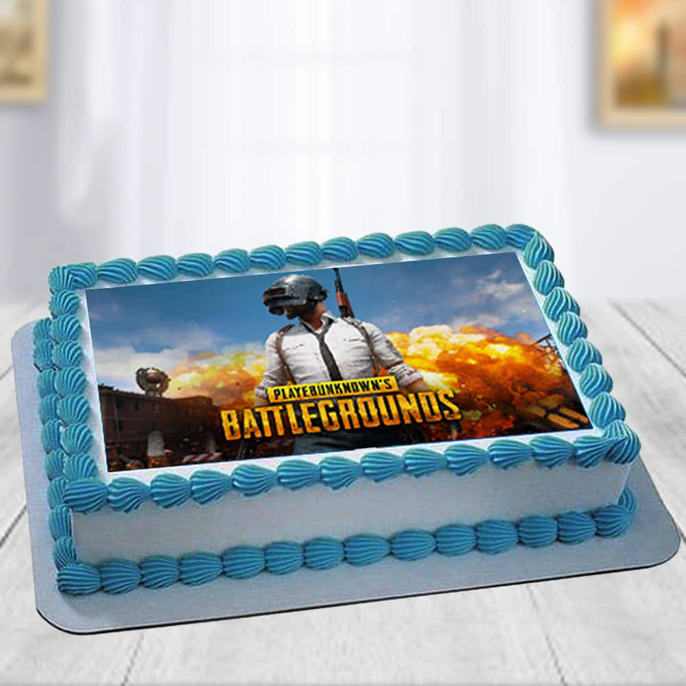 Buy PubG Battleground Fondant Theme Cake-Battle Ground Themed Cake