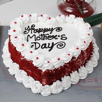 Heart Shape Cake for Mom