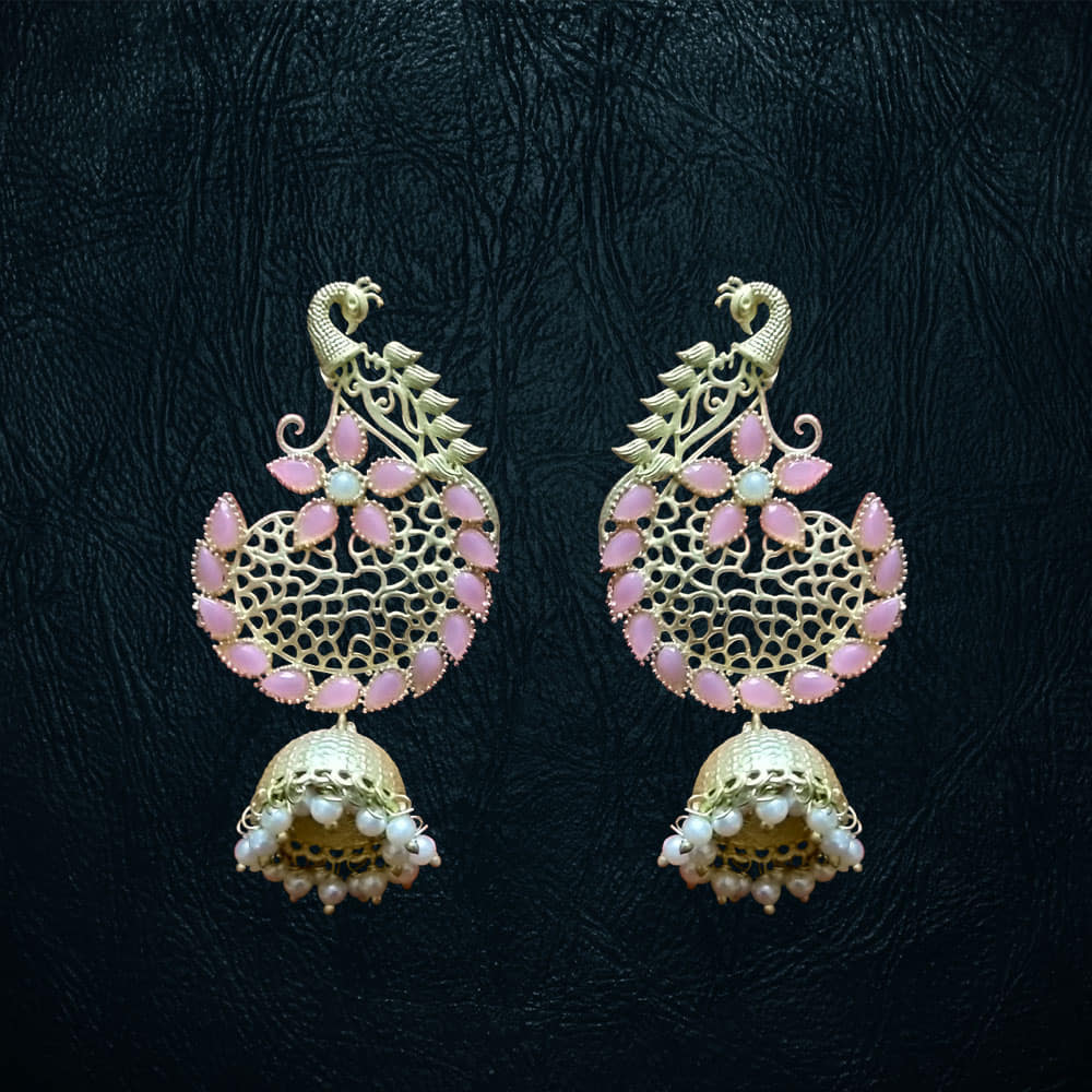 Buy Pink Earrings for Women by MATCHITT Online | Ajio.com