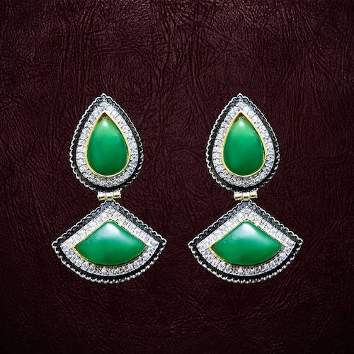 Buy Green Stud Earrings