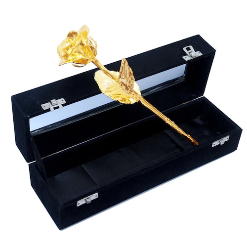 Buy Gold Plated Rose with Box