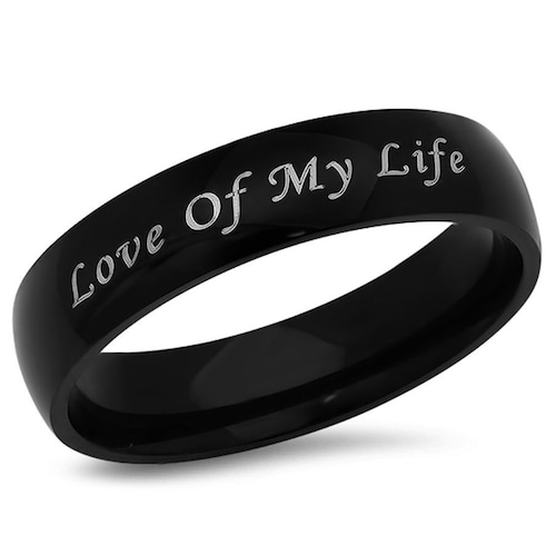 Buy Love of My Life Engraved Ring