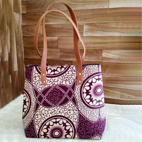 Buy Purple Gradient Print Handbag