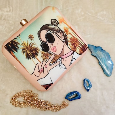Techno Girl Clutch