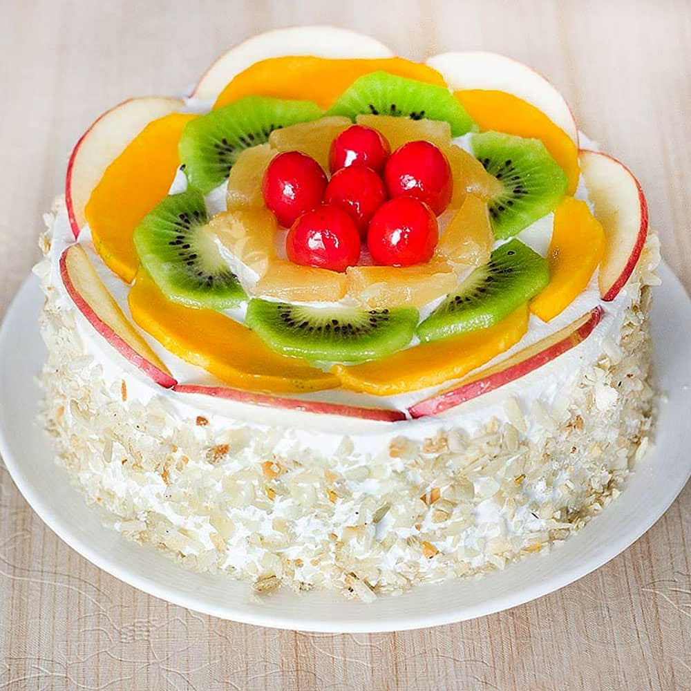 Buy/Send Overloaded Fruit Cake 1 kg Online - Rose N Petal