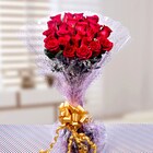 Colorful Celebration Red Roses Bunch