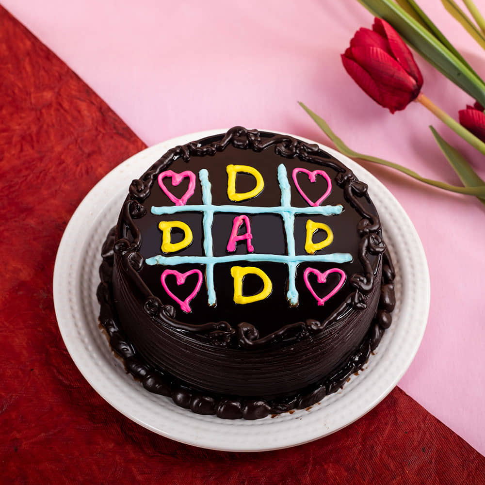 order father's day wish cake through online - Cake For Father - Fathers Day  Gifts