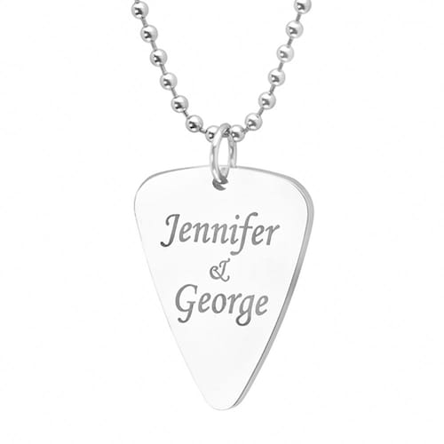 Buy Cute Couple Silver Plated Pendant
