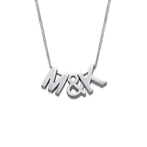 Buy Couple Silver Plated Pendant