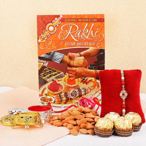 Buy Bhaiya rakhi with Ferrero Delights
