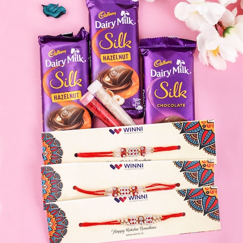 Buy Fancy Rakhi with Chocolate