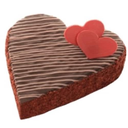 Buy Heartshape chocolate Truffle cake