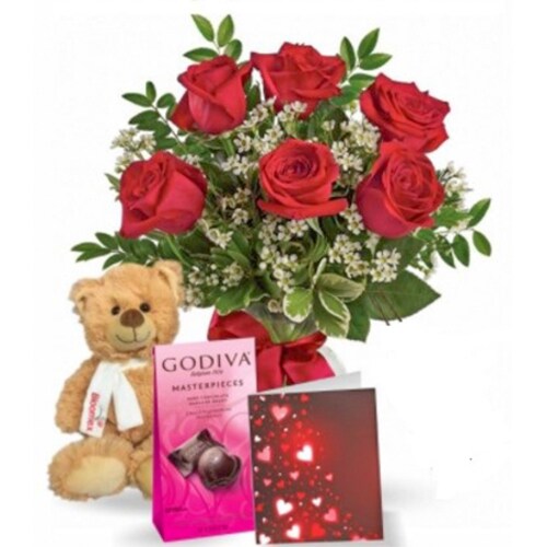 Buy Red Roses Combo